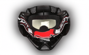 inside a helmet