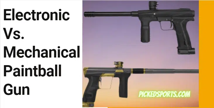 electronic vs mechanical paintball gun